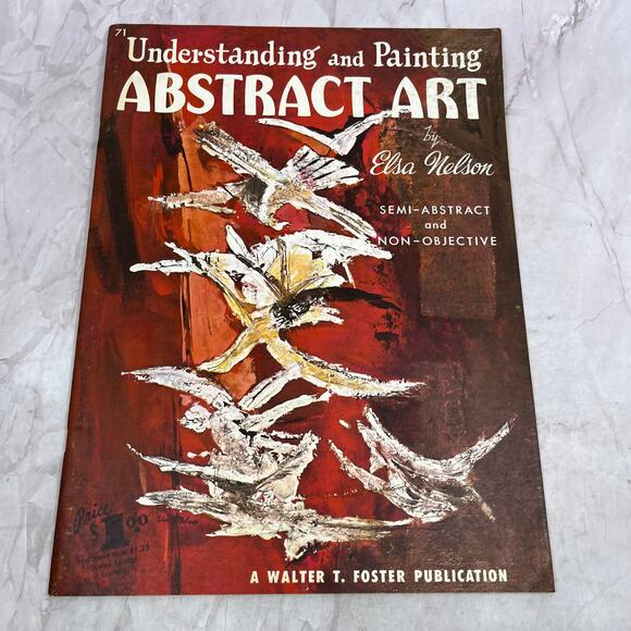 qu Other - Amazing Vintage 1962 Understanding and Painting Abstract Art By Elsa Nelson TK3